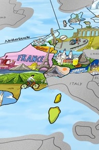 Awesome Maps - Bucketlist Map Scratch