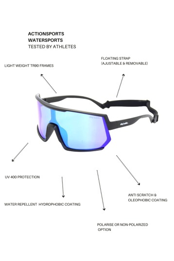 Dirty Habits - Ride Polarised Watersports Sunglasses